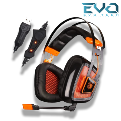 Headphone Gaming SADES A8 Software Vibration RGB USB 7.1