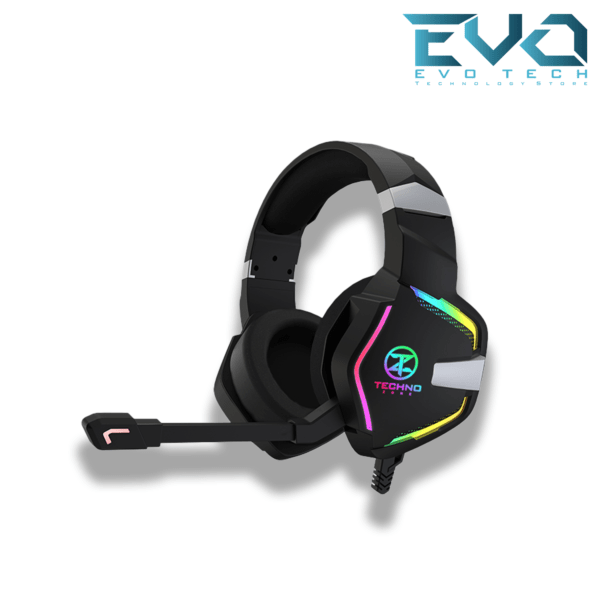 Headphone Gaming TECHNO ZONE K-69 Software RGB USB 7.1