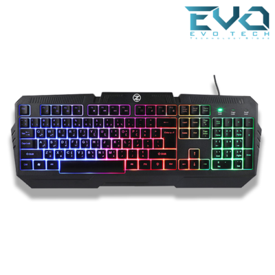 TechnoZone E2 Gaming Membrane Keyboard RGB