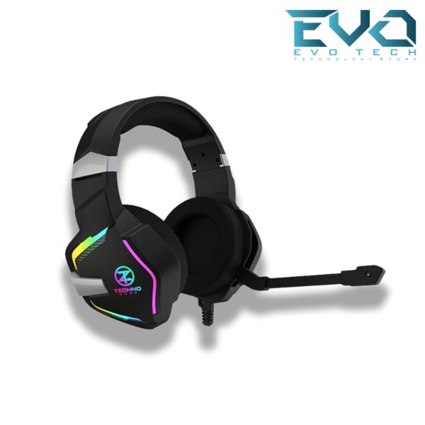 Headphone Gaming TECHNO ZONE K-69 Software RGB USB 7.1 - Image 3