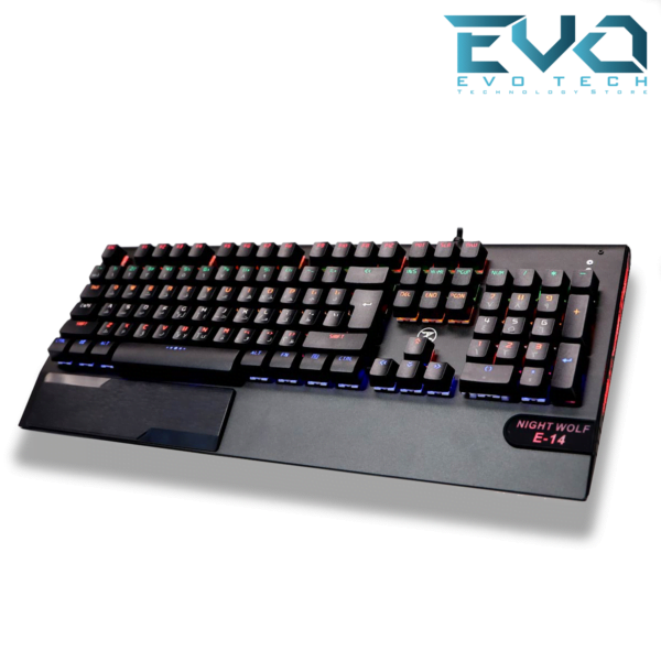 TechnoZone E14 Gaming Mechanical Keyboard Blue Switch - Image 3