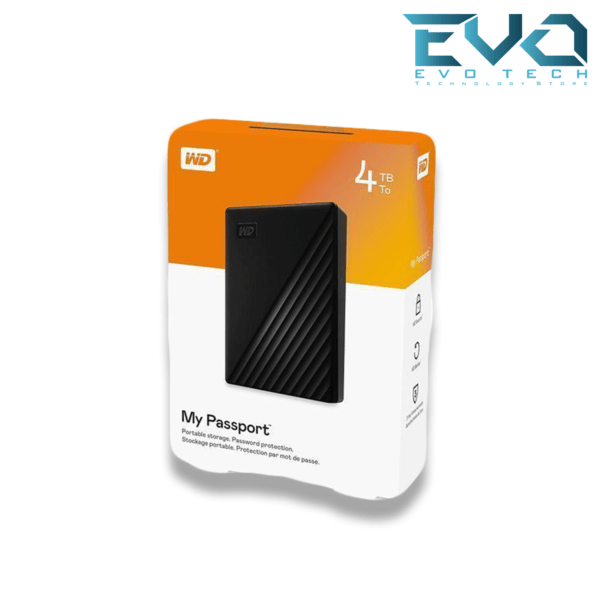 HDD External Western Digital 4TB My Passport USB 3.0