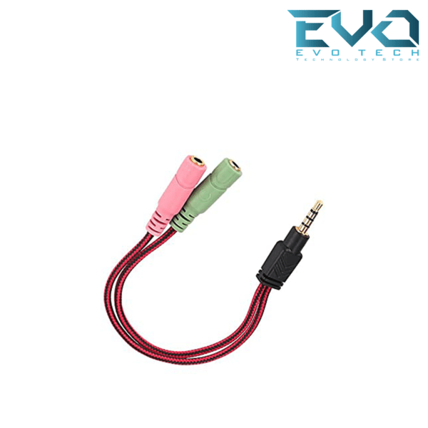 Converter Audio From 2 JACK To 1 JACK 3.5mm