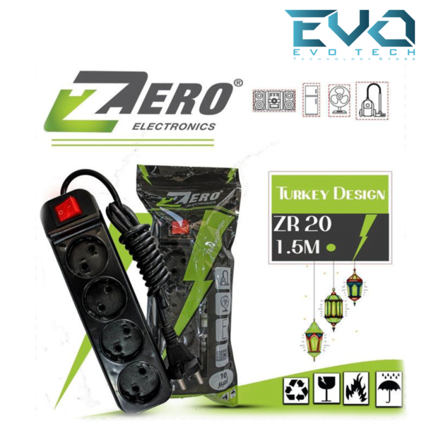 Power Strip ZERO 4 Eyes 1.5M