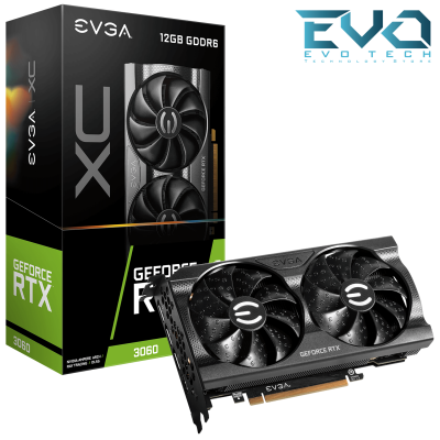 EVGA GeForce RTX 3060 XC GAMING, 12GB GDDR6, Dual-Fan, Metal Backplate