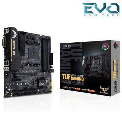 ASUS TUF GAMING B450M-PLUS II AMD B450 AM4 Micro ATX Gaming Motherboard