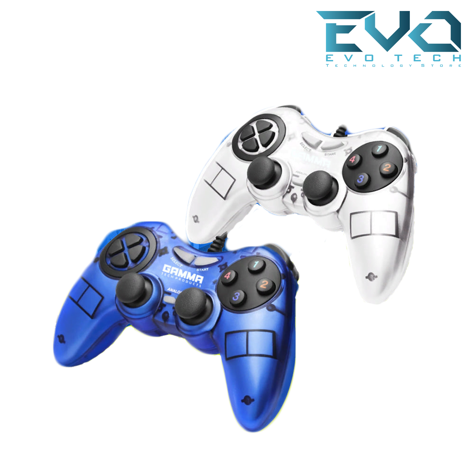 Gamepad TURBO GAMMA GT-606 USB - Evo Tech - ايفو تك