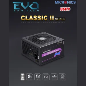 Power Supply PC MICRONICS CLASSIC II 600w 80+ USED
