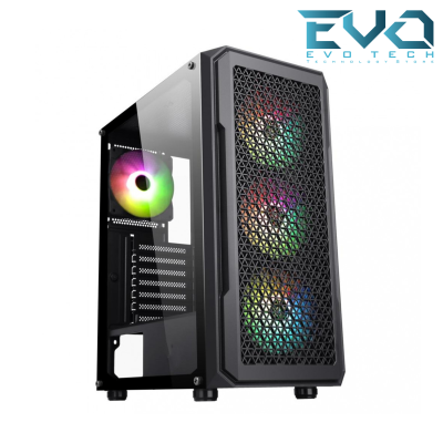 SHARK PRO LIGHT Gaming MID-TOWER CASE 4 Fan ARGB Without Power