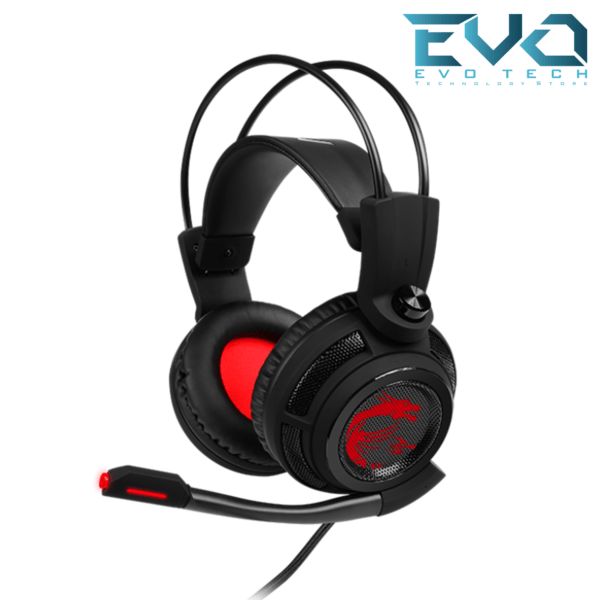 MSI DS 502 Gaming Headset with Microphone Enhanced Virtual 7.1 Surround Sound Intelligent Vibration System DS 502 - Image 3