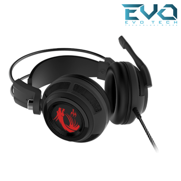 MSI DS 502 Gaming Headset with Microphone Enhanced Virtual 7.1 Surround Sound Intelligent Vibration System DS 502 - Image 4