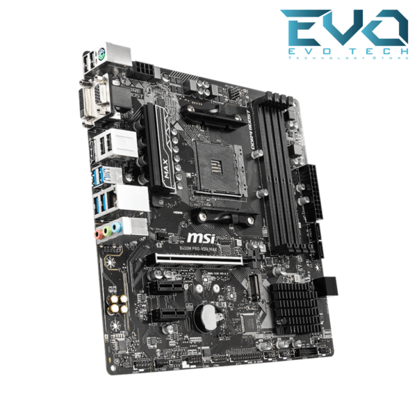 MSI PRO B450M PRO-VDH MAX SATA 6Gb Micro ATX Motherboard - Image 3