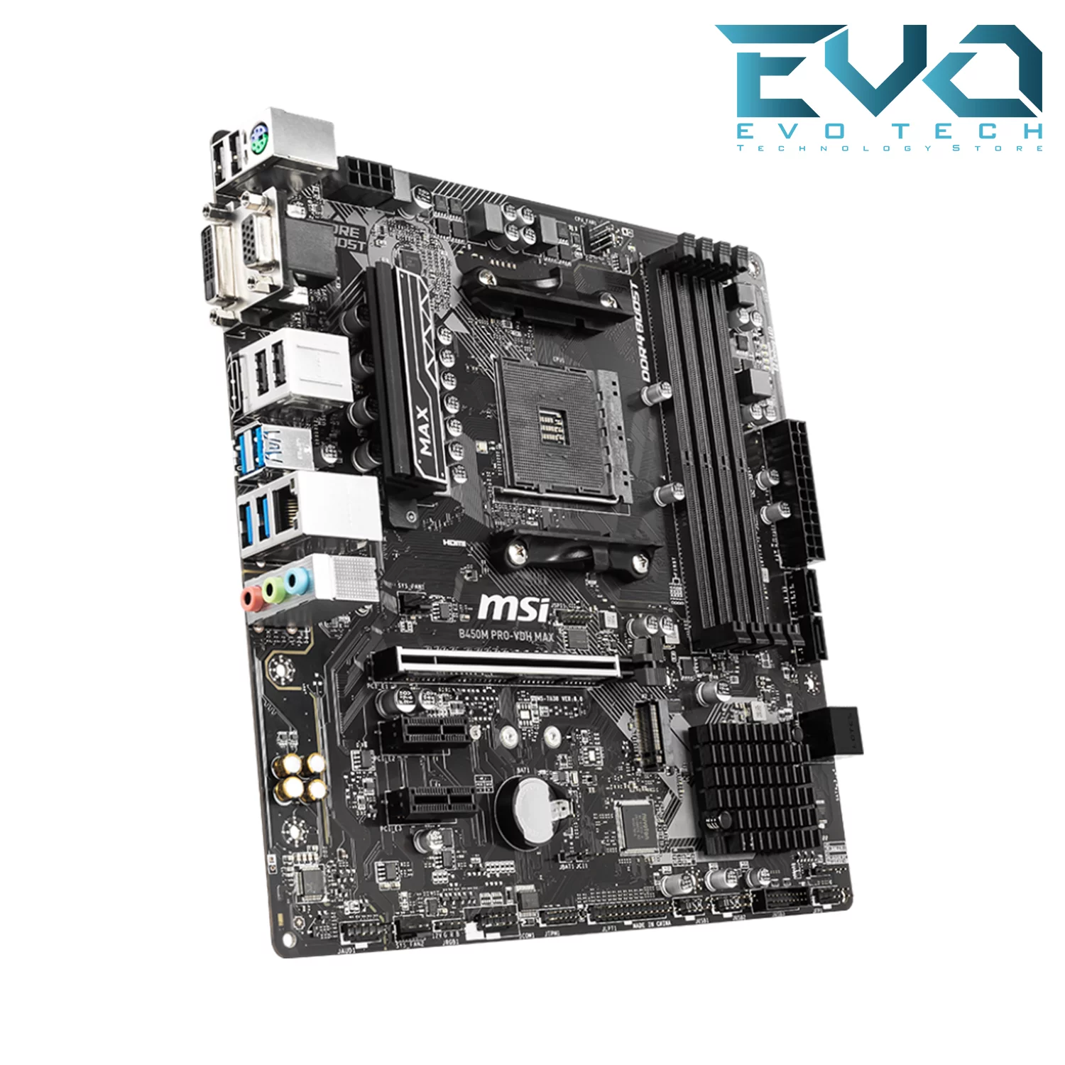 MSI PRO B450M PRO-VDH MAX SATA 6Gb/s Micro ATX Motherboard 3 MSI PRO B450M PRO-VDH MAX SATA 6Gb/s Micro ATX Motherboard - Image 3