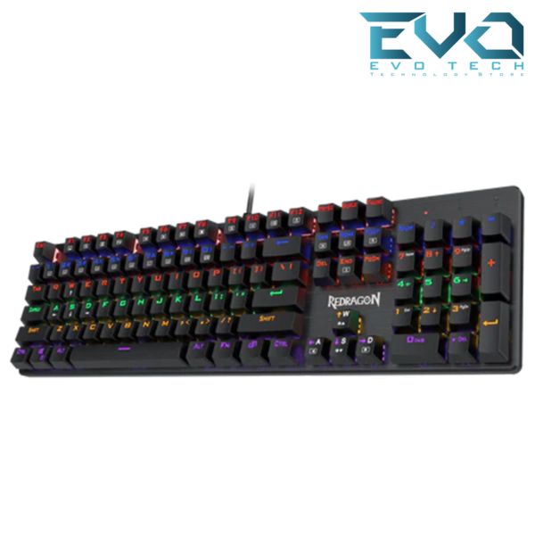 Redragon K608 Valheim Rainbow Gaming Mechanical Keyboard Blue Switch - Image 2