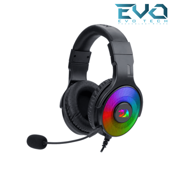 Redragon H350 PANDORA USB RGB Gaming Headset -7.1 Surrounded Sound- Detachable MIC Black