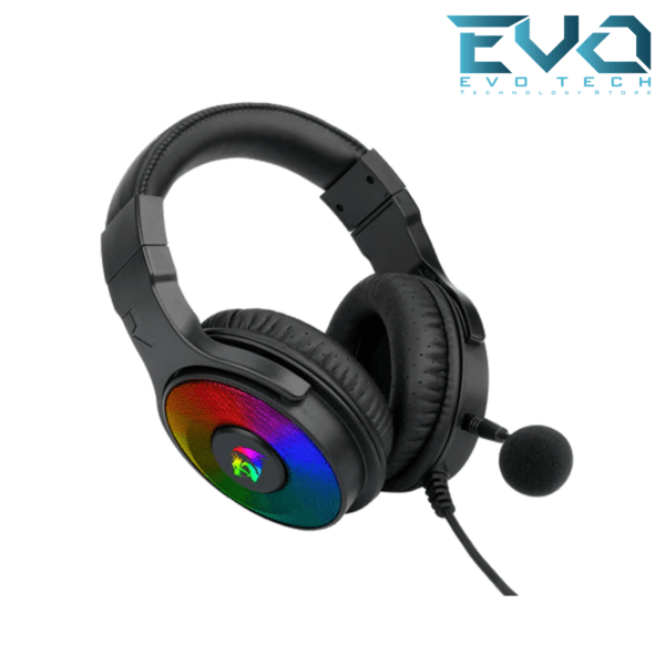 Redragon H350 PANDORA USB RGB Gaming Headset -7.1 Surrounded Sound- Detachable MIC Black - Image 4