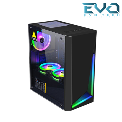 X TECH G350 Gaming MID-TOWER CASE 2 Fan RGB Without Power