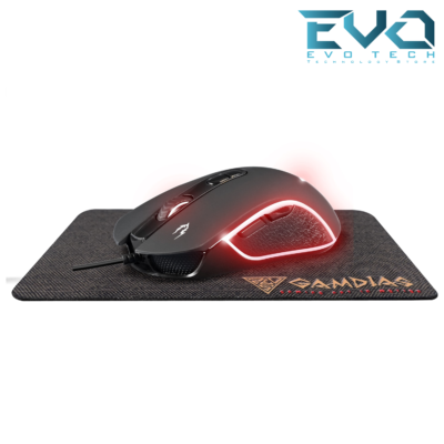 GAMDIAS Zeus E3 RGB Gaming Mouse 3600 DPI + NYX E1 Mouse Pad 23.5 X 18 CM