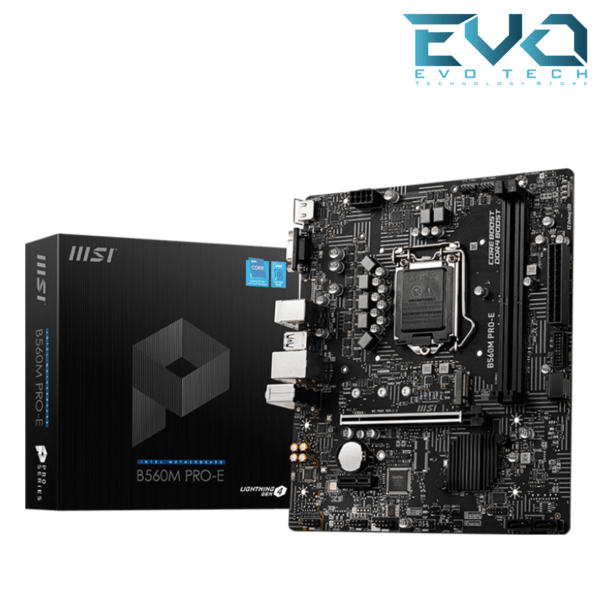 MSI B560M PRO E LGA 1200 Intel B560 SATA 6Gb Micro ATX Intel Motherboard1 | Evo Tech - ايفو تك