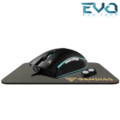 GAMDIAS Zeus M2 RGB Gaming Mouse 10800 DPI + NYX E1 Mouse Pad 23.5 X 18 CM