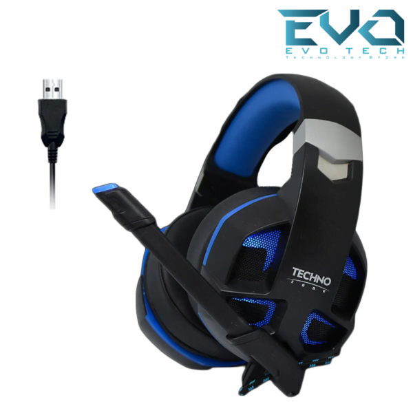 Technozone K60 Gaming Headphone USB 7.1 - Software - RGB