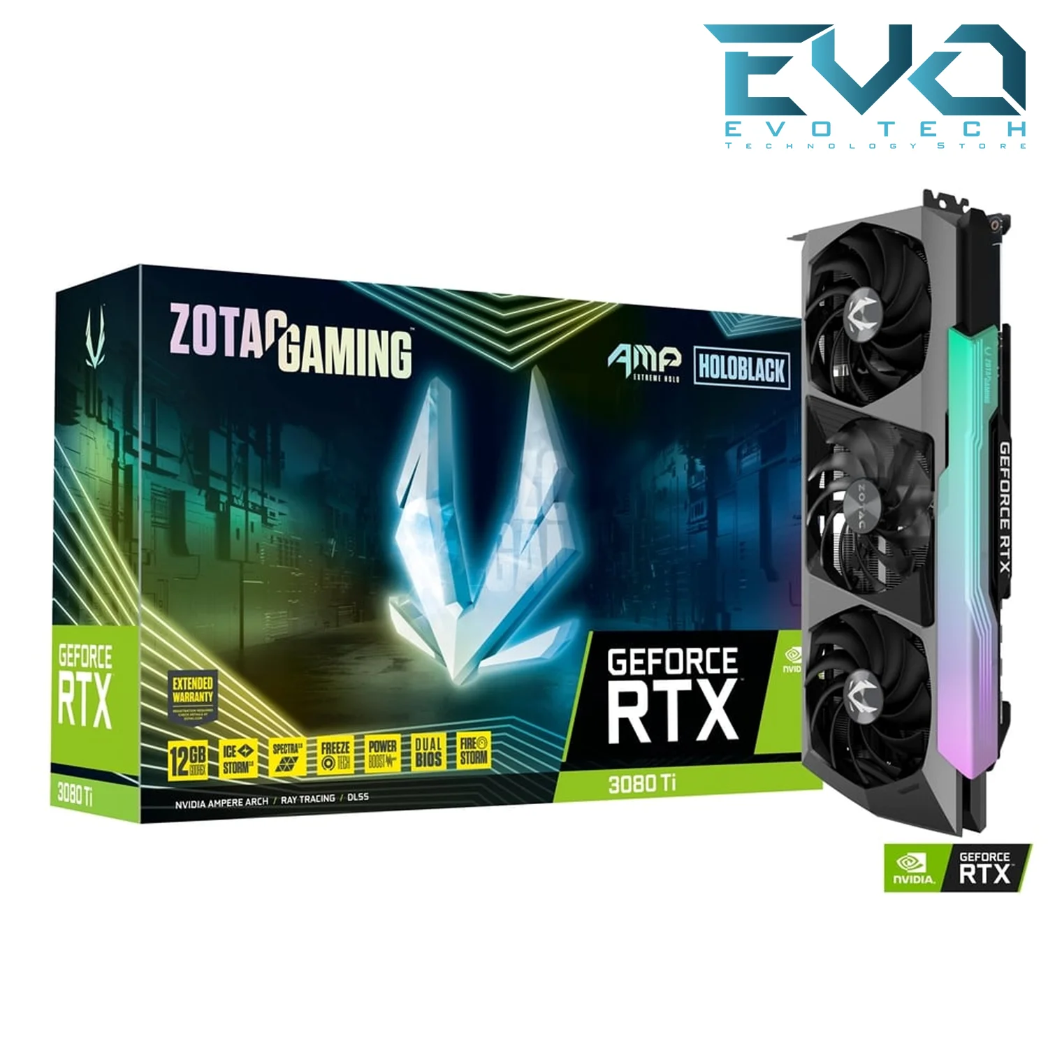 ZOTAC GAMING GeForce RTX 3080 Ti AMP Extreme Holo 12G GDDR6X 1 ZOTAC GAMING GeForce RTX 3080 Ti AMP Extreme Holo 12G GDDR6X