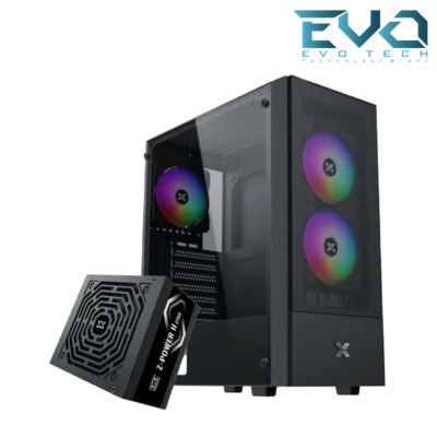 Xigmatek Hero II Air ARGB + Z-Power II Z750 600W Mid Tower Case