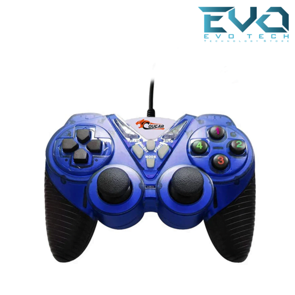 COUGAR EGY 906 USB Wired SINGLE Gamepad Turbo Controller BLUE