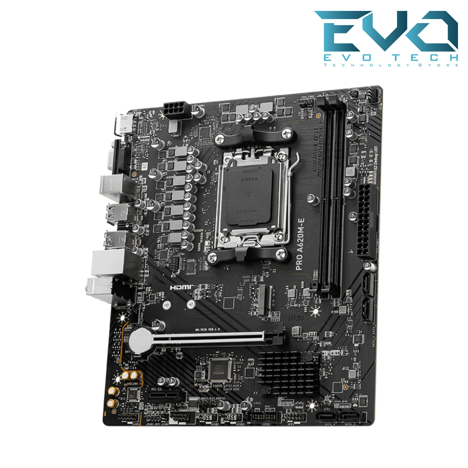 MSI PRO A620M‑E AMD AM5 DDR5 Motherboard 3 MSI PRO A620M‑E AMD AM5 DDR5 Motherboard - Image 3