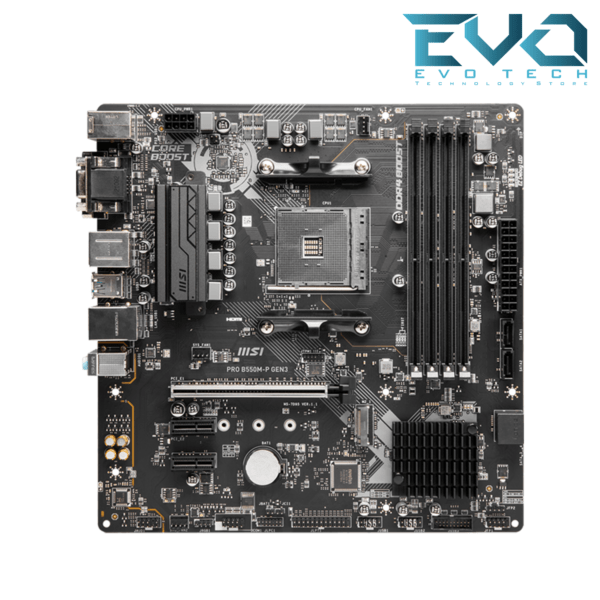 MSI PRO B550M-P GEN3 RYZEN AM4 MOTHERBOARD - Image 2