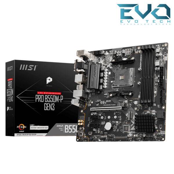 MSI PRO B550M-P GEN3 RYZEN AM4 MOTHERBOARD