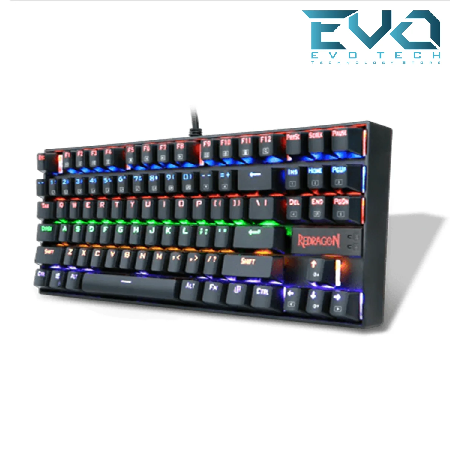 Redragon K552 Mechanical Gaming Keyboard Rainbow Wired with Anti-Dust Proof Switches RED Switches 2 Redragon K552 Mechanical Gaming Keyboard Rainbow Wired with Anti-Dust Proof Switches RED Switches - Image 2