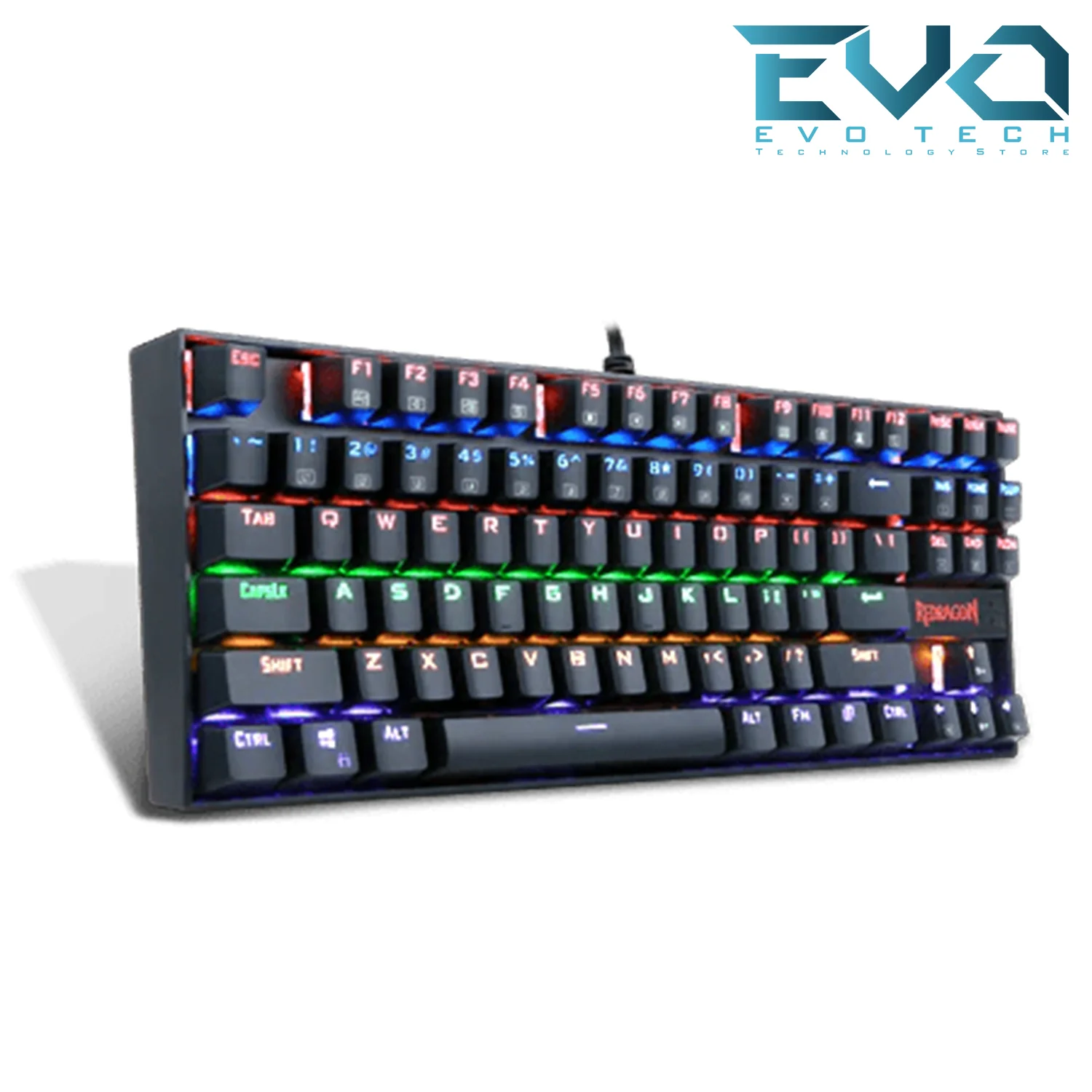 Redragon K552 Mechanical Gaming Keyboard Rainbow Wired with Anti-Dust Proof Switches RED Switches 3 Redragon K552 Mechanical Gaming Keyboard Rainbow Wired with Anti-Dust Proof Switches RED Switches - Image 3