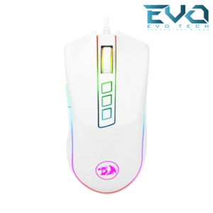 REDRAGON M711W-1 COBRA GAMING MOUSE WHITE With 16.8 Million RGB Color Backlit