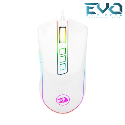 REDRAGON M711W-1 COBRA GAMING MOUSE WHITE With 16.8 Million RGB Color Backlit