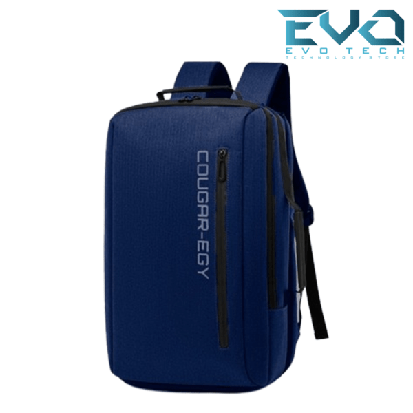 COUGAR EGY 8000 Backpack BAG for SCHOOL LAPTOP WATERPROOF 15.6 inch with a USB port and 2 way handle BLUE - Image 2