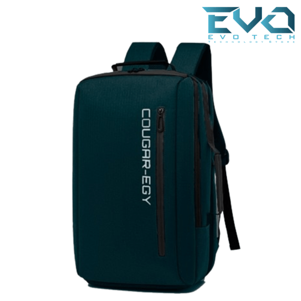 COUGAR EGY 8000 Backpack BAG for SCHOOL LAPTOP WATERPROOF 15.6 inch with a USB port and 2 way handle Dark Green - Image 2