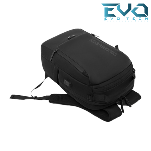 COUGAR EGY 8835 Backpack Bag For School Laptop Backpack  WATERPROOF 15.6 inch With a USB port BLACK - Image 5