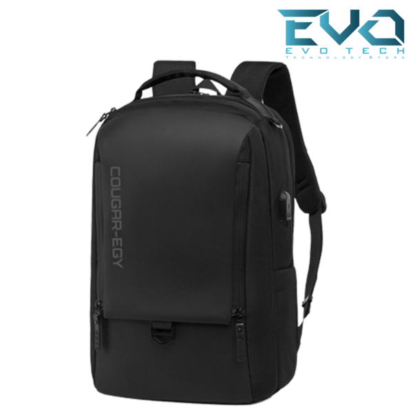 COUGAR EGY 8835 Backpack Bag For School Laptop Backpack  WATERPROOF 15.6 inch With a USB port BLACK