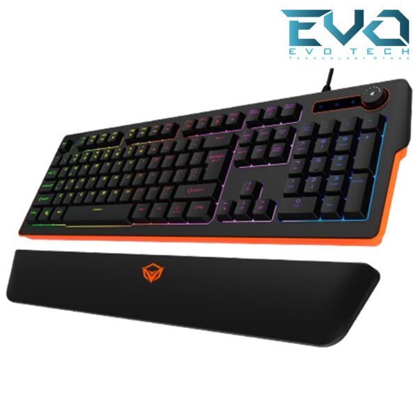 MEETION K9520 RGB Magnetic Wrist Rest ARABIC GAMING Keyboard - Image 4