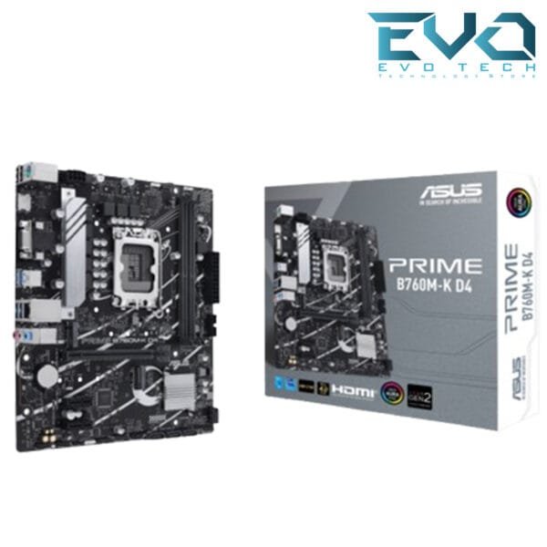 ASUS PRIME B760M-K D4 Intel LGA1700 MotherBoard