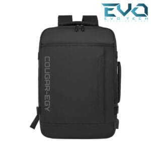 COUGAR EGY 8008 Backpack BAG for SCHOOL LAPTOP WATERPROOF 15.6 inch with a USB port and 2 way handle BLACK