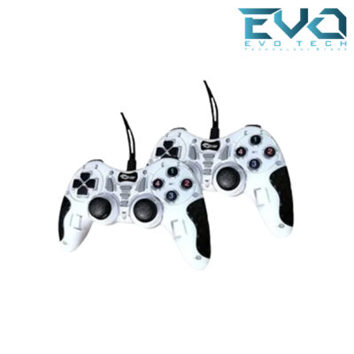 COUGAR EGY 9082 USB Wired Double Gamepad Turbo Controller WHITE