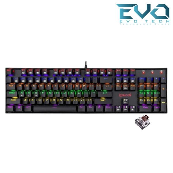 Redragon K565R RUDRA Gaming Mechanical Keyboard Brown Switch