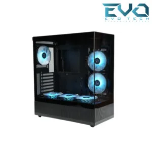 TECHNOZONE C600 Gaming CASE With 600W PSU + 6 FAN ARGB + REMOTE + Sound Controller