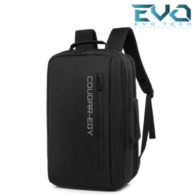 COUGAR EGY 8000 Backpack BAG for SCHOOL LAPTOP WATERPROOF 15.6 inch with a USB port and 2 way handle BLACK