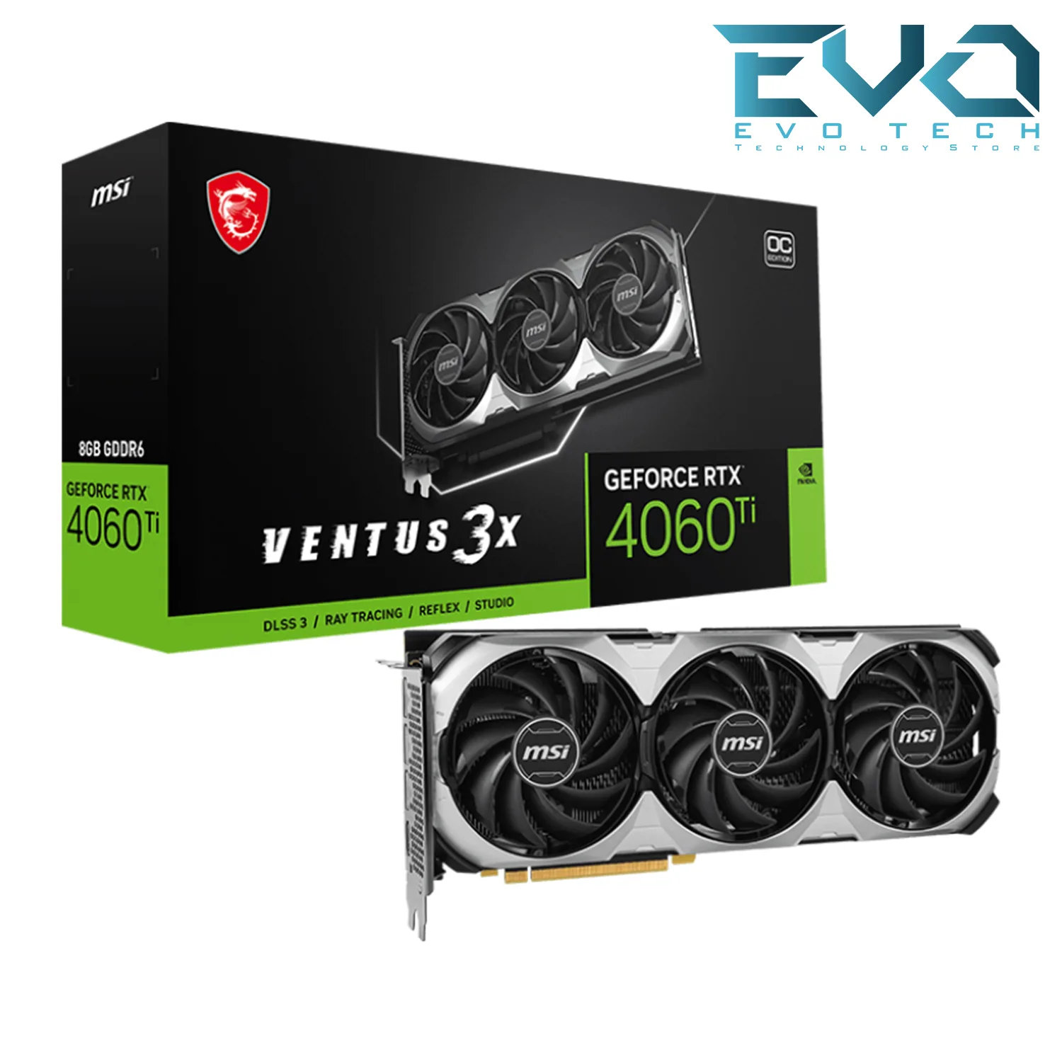 MSI RTX 4060 Ti Ventus 3X OC 8GB GDDR6 1 MSI RTX 4060 Ti Ventus 3X OC 8GB GDDR6