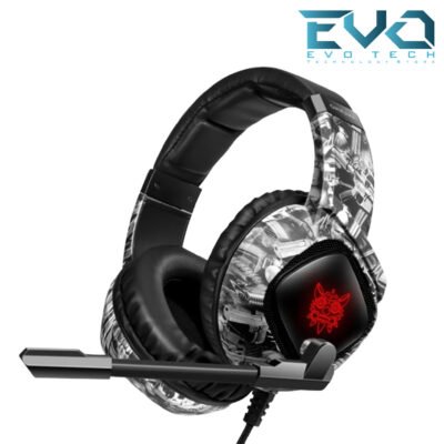 ONIKUMA K19 Professional Gaming Headphone with RGB LED Backlight Camou Gray