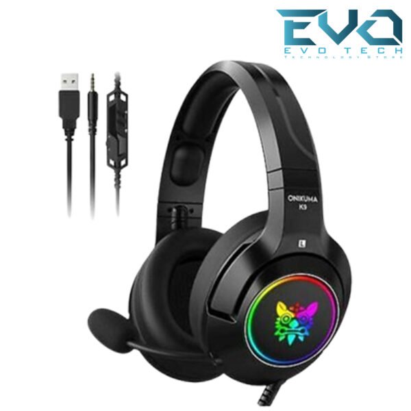 ONIKUMA K9 RGB Stereo Gaming Headset for PS4 Xbox PC