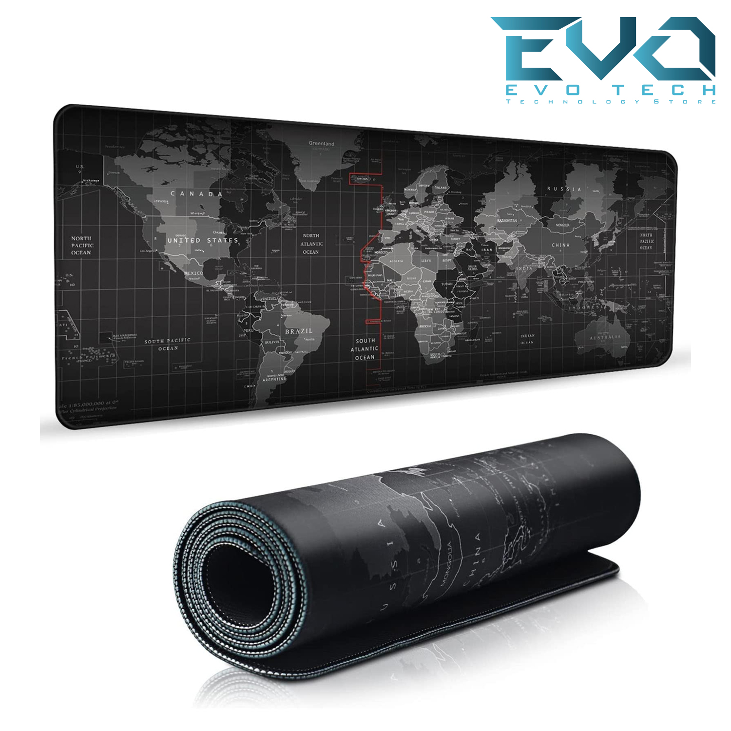 World Map Gaming Mouse Pad 70×30 1 World Map Gaming Mouse Pad 70×30